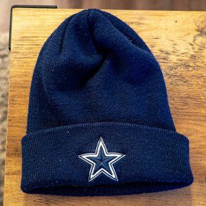 DALLAS COWBOYS NFL Unisex Beanie Hat - Navy Blue (GREAT CONDITION)